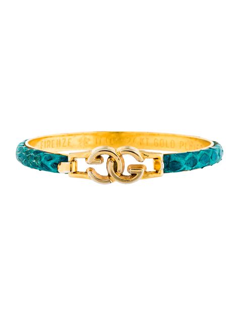 gucci leather bracelet womens|Gucci snake bracelet.